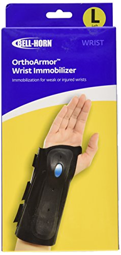 Bell-Horn OrthoARMOR Wrist Support Brace, Left Hand, Large