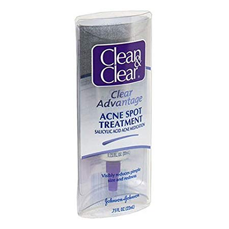 Clean & Clear Clear Advantage Acne Spot Treatment, 0.75-Ounce Tubes