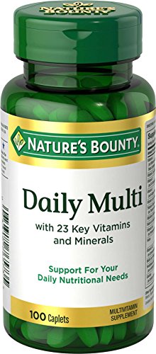 Natures Bounty Daily Multi, 100 Caplets, 100 Count