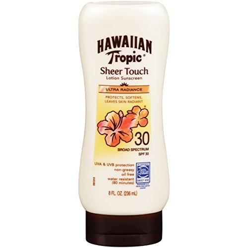 Hawaiian Tropic Sheer Touch Lotion Sunscreen SPF 30 8 OZ - Buy Packs and SAVE