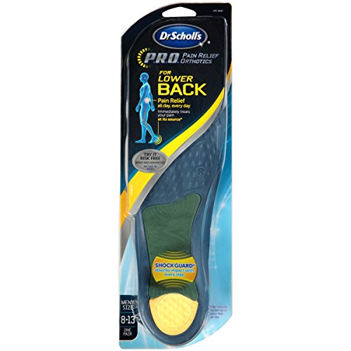 Dr. Scholl's P.R.O. Pain Relief Orthotics for Lower Back - Men's, 2 Pack