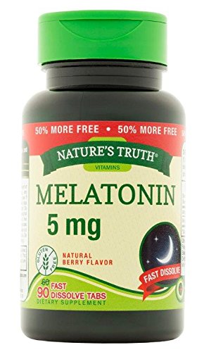 Nature's Truth Melatonin Tablets Capsules, 90 Count