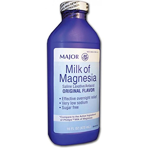 Major Milk of Magnesia Suspension, 400mg/5mL, 16oz