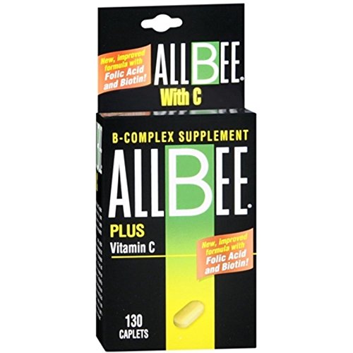 Allbee Caplets Plus Vitamin C 130 Caplets