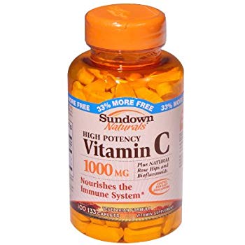 Sundown Vitamin C 1000 MG High Potency 133 Caplets