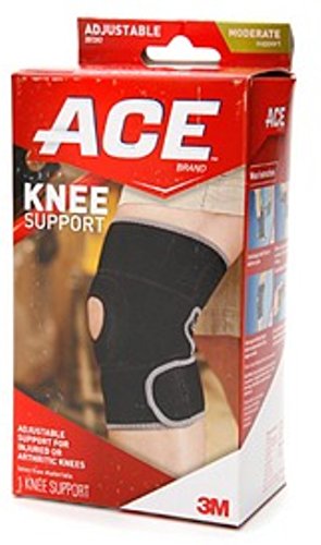 ACE Neoprene Knee Brace Open Patella One Size 1 Each