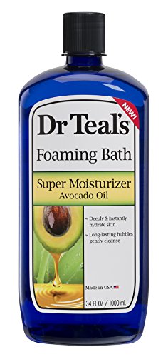 Dr Teal's Ultra Moisturizing Foaming Bath with Avocado Oi, 34 Fluid Ounce