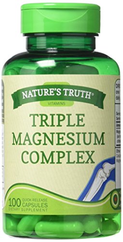 Nature's Truth 400 mg Magnesium Triple Complex Supplement, 100 Count