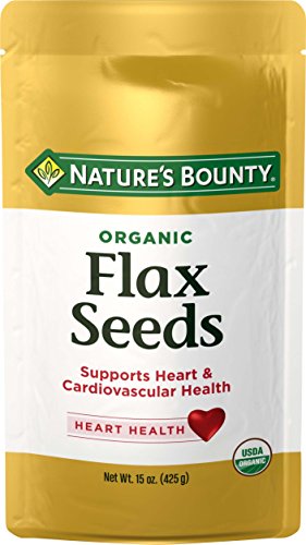 Nature's Bounty Organic Cold-Milled Flax Seeds, 15 ounces