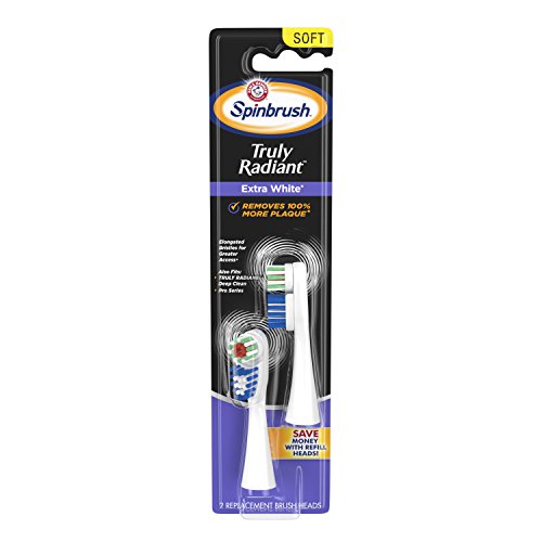 Spinbrush Truly Radiant Toothbrush, Extra White, Refill