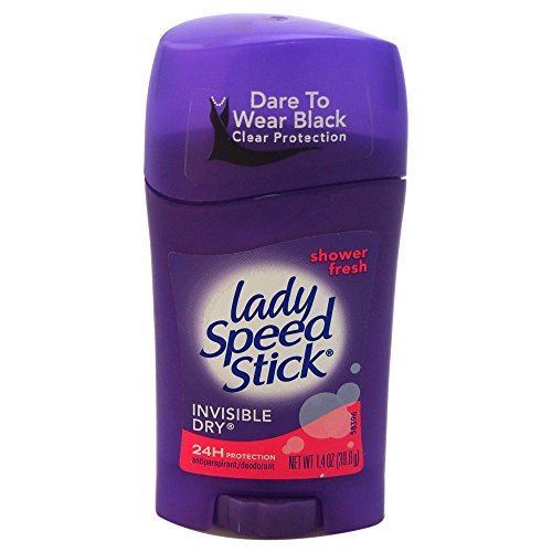 Lady Speed Stick Anti-Perspirant & Deodorant, Invisible Dry, Shower Fresh, 1.4 oz (39.6 g)