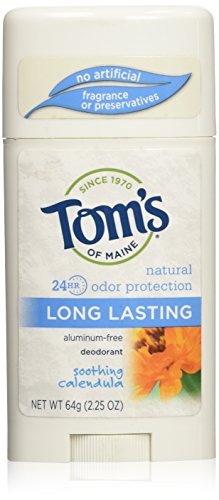 Tom's of Maine Long Lasting Deodorant Stick Soothing Calendula 2.25 OZ - Buy Packs and SAVE