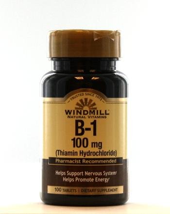 Windmill Vitamin B-1 TABS 100 MG WMILL Size: 100