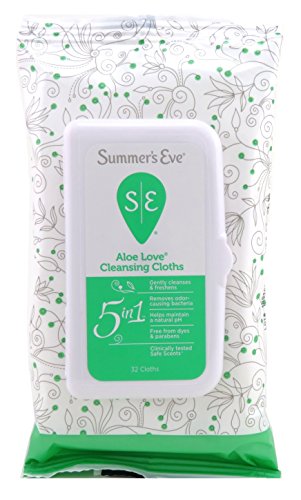 Summer'S Eve Aloe Love Soft Cleansing Cloth, 3.2 Ounce