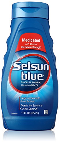 Selsun Blue Medicated Maximum Strength Dandruff Shampoo, 11 Ounce