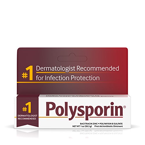 Polysporin First Aid Antibiotic Ointment Without Neomycin, Travel Size, 1 Oz Tube