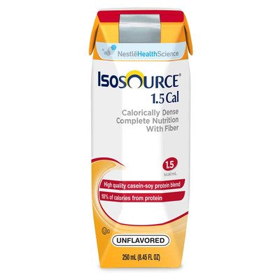 Isosource 1.5 Cal with Fiber Unflavored 250ml Brikpaks 24/Case