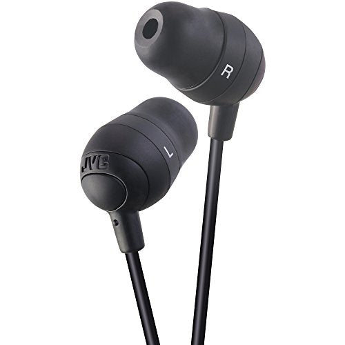 JVC HAFX32B Marshmallow Earbuds, Black