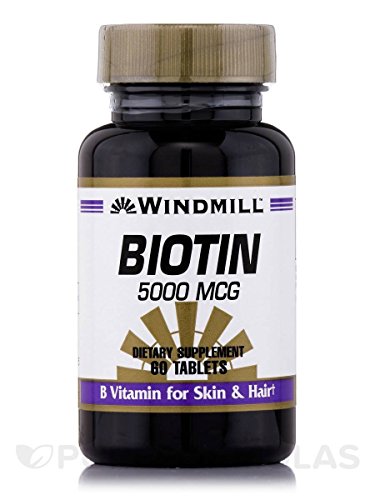 Biotin 5000 Mcg Tabs 60's Windmill