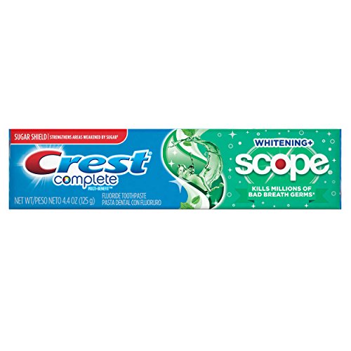 Crest Pls Scope Tube Past Size 4.4z Crest Whitening Plus Scope Minty Fresh Striped Toothpaste 4.4z