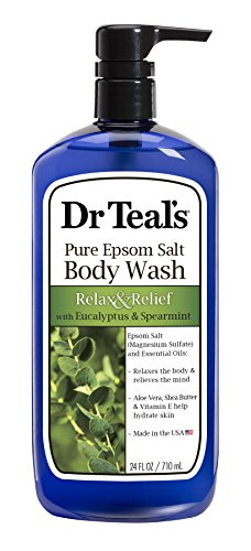 Dr Teal's Ultra Moisturizing Body Wash Relax and Relief with Eucalyptus Spearmint, 24 Fluid Ounce