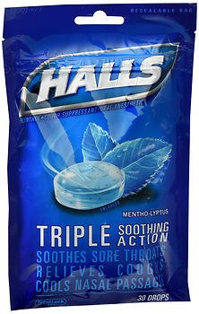 Halls Mentho-Lyptus Drops - 30 ct,