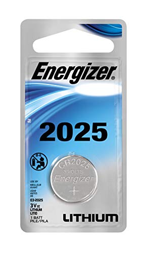 Energizer ECR2025BP Electronic Lithium 3V Batteries, Black/Red