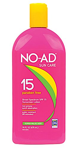 NO-AD Sunscreen Lotion, SPF 15 16 oz