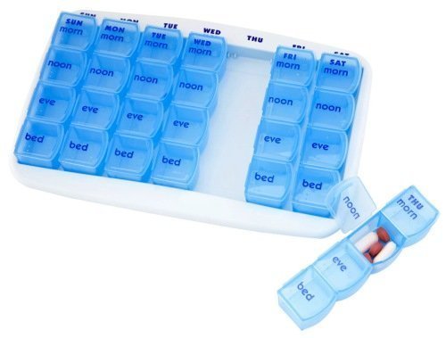 Apex MediChest 4-Times-a-Day Pill Organizer 1 EA - Buy Packs and SAVE