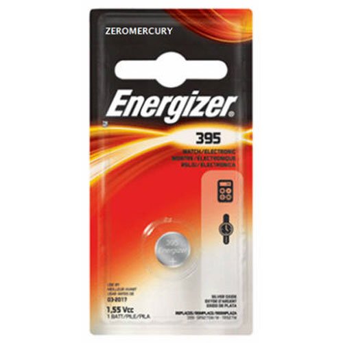 Energizer 395BPZ Zero Mercury Battery - 1 Pack Zero Mercury (Discontinued by Manufacturer)