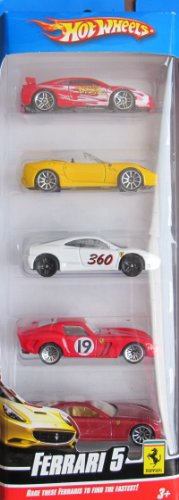 Hot Wheels Vehicles 5 Pack FERRARI 5 Cars (2009)