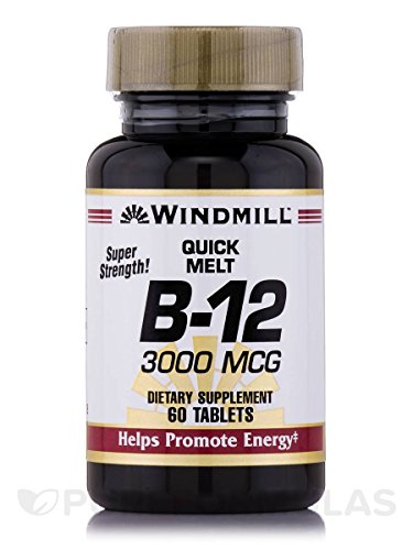 VIT B-12 Lozenge 3000MCG WMILL 60