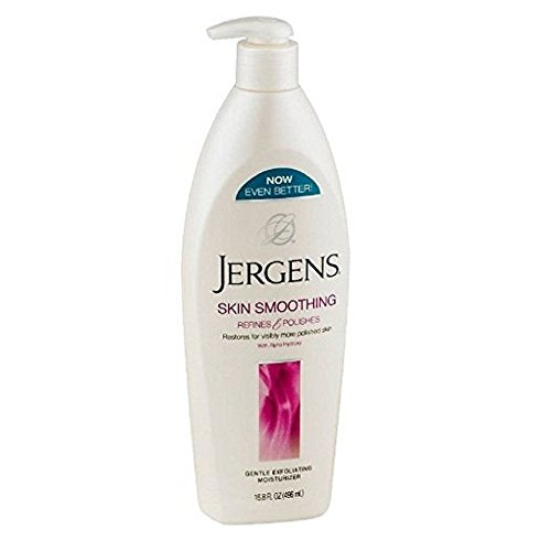 Jergens Skin Smoothing Refines & Polish, Gentle Exfoliating Moisturizer 16.80 oz