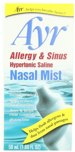 Ayr Allergy Sinus, Hypertonic Saline Nasal Mist - Buy Packs and SAVE