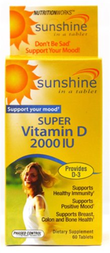 Windmill Health Products Sunshine Super Vitamin D -- 2000 IU - 60 Tablets