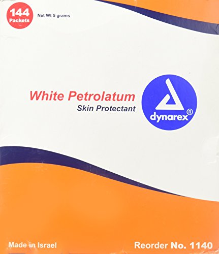 Dynarex White Petrolatum Foil Packs