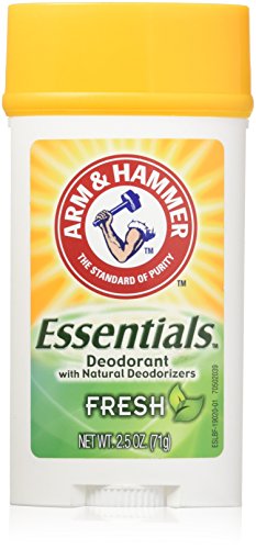 Arm & Hammer Essentials Fresh Deodorant Wide Stick 2.5 Ounce (73ml)