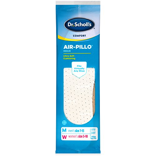 Dr. Scholl’s Comfort Air-Pillo Insoles, 1 Pair, Men Size 7-13, Women Size 5-10