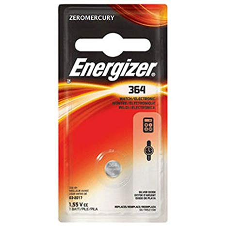 Energizer 364BPZ Zero Mercury Battery - 1 Pack