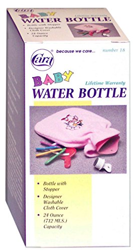 CARA Baby Hot Cold Water Bottle with Cloth Cover