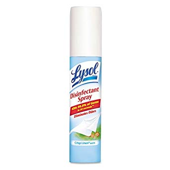 Lysol Disinfectant Spray To Go, Crisp Linen, 1 Ounce