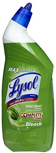 Lysol Power Toilet Bowl Cleaner with Bleach, 24 Ounce