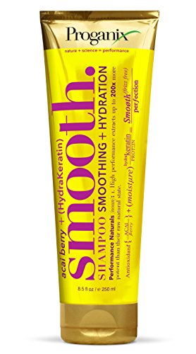 Proganix Hydrakeratin Smooth Shampoo, Acai Berry, 8.5 Ounce