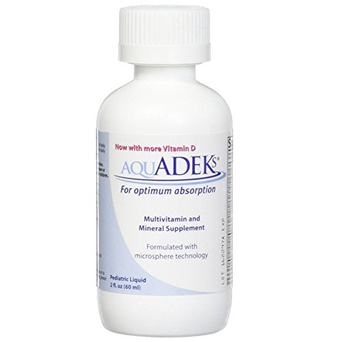 Aquadeks Pediatric Drops, Multivitamin and Mineral Supplement 60 ml