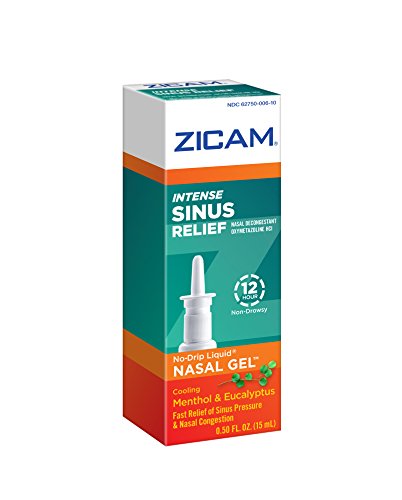 Zicam Intense Sinus Relief Nasal Spray, 0.5-Ounce (15 ml)