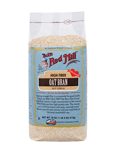 Bob's Red Mill Cereal Oat Bran, 18-Ounce (Pack of 4)