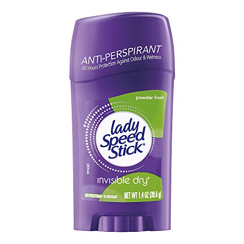 Mennen Lady Speed Stick Invisible Dry Deodorant Powder Fresh, 1.4 Ounce