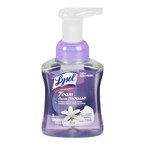 Lysol Touch of Foam Foaming Hand Soap, Creamy Vanilla Orchid, Pump, 8.5 Ounce