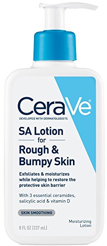 CeraVe Renewing SA Lotion | 8 Ounce | Salicylic Acid Body Lotion for Rough and Bumpy Skin