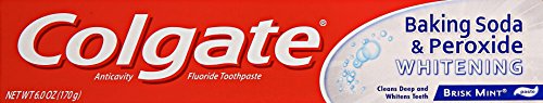 Colgate Baking Soda and Peroxide Whitening Toothpaste, 6 oz